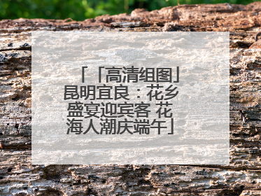「高清组图」昆明宜良：花乡盛宴迎宾客 花海人潮庆端午