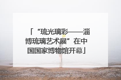 “琉光璃彩——淄博琉璃艺术展”在中国国家博物馆开幕