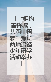 “相约雷锋城，共筑中国梦”豫辽两地追锋少年研学活动举办