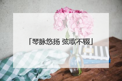 琴脉悠扬 弦歌不辍