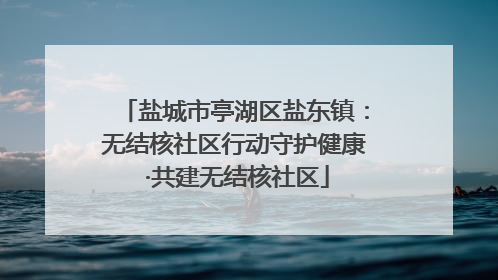 盐城市亭湖区盐东镇：无结核社区行动守护健康 ·共建无结核社区