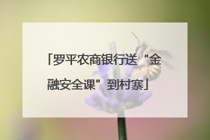 罗平农商银行送“金融安全课”到村寨