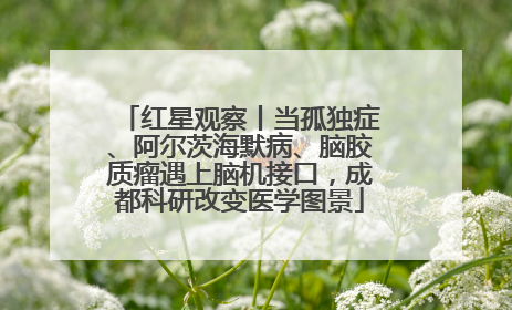 红星观察丨当孤独症、阿尔茨海默病、脑胶质瘤遇上脑机接口，成都科研改变医学图景