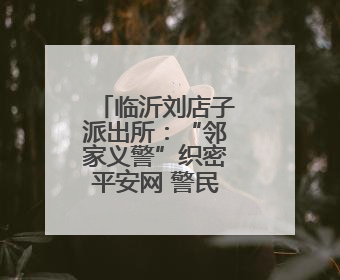 临沂刘店子派出所：“邻家义警”织密平安网 警民携手暖民心