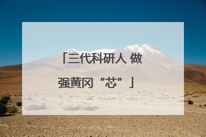 三代科研人 做强黄冈“芯”