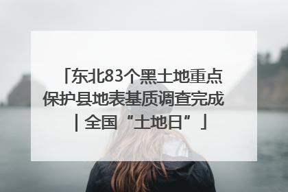 东北83个黑土地重点保护县地表基质调查完成｜全国“土地日”