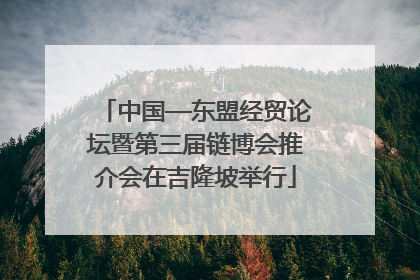 中国—东盟经贸论坛暨第三届链博会推介会在吉隆坡举行