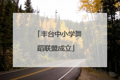 丰台中小学舞蹈联盟成立