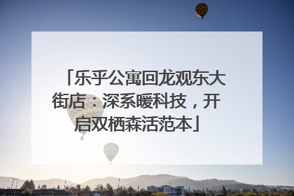 乐乎公寓回龙观东大街店：深系暖科技，开启双栖森活范本