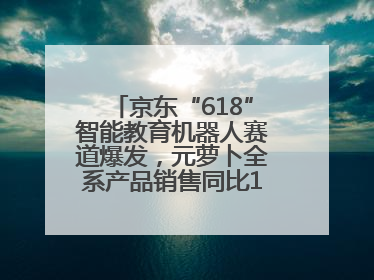 京东“618”智能教育机器人赛道爆发，元萝卜全系产品销售同比171%成黑马