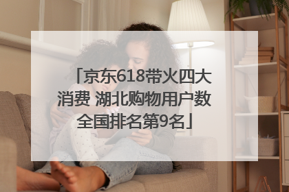 京东618带火四大消费 湖北购物用户数全国排名第9名