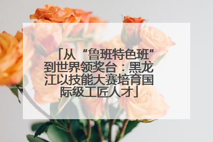 从“鲁班特色班”到世界领奖台：黑龙江以技能大赛培育国际级工匠人才