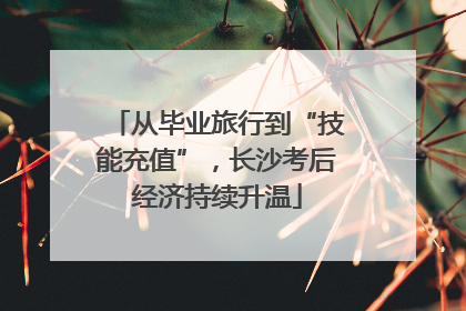 从毕业旅行到“技能充值”，长沙考后经济持续升温