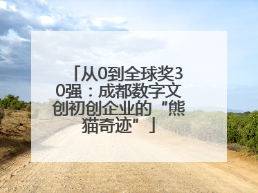 从0到全球奖30强：成都数字文创初创企业的“熊猫奇迹”