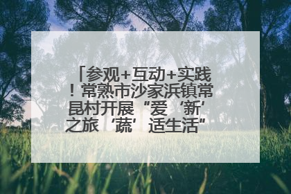 参观+互动+实践！常熟市沙家浜镇常昆村开展“爱‘新’之旅‘蔬’适生活”参观学习活动