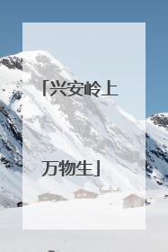 兴安岭上万物生