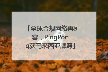 全球合规网络再扩容，PingPong获马来西亚牌照