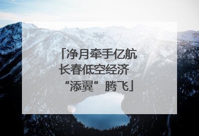 净月牵手亿航 长春低空经济“添翼”腾飞