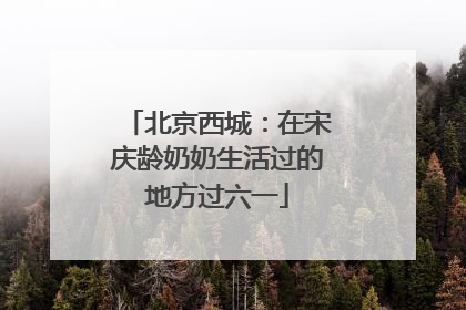 北京西城：在宋庆龄奶奶生活过的地方过六一