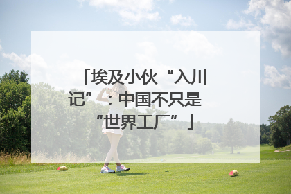 埃及小伙“入川记”：中国不只是“世界工厂”
