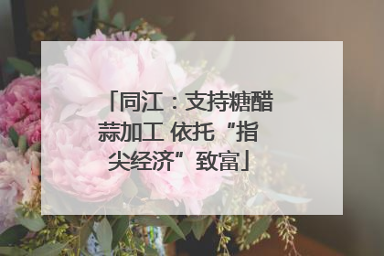 同江：支持糖醋蒜加工 依托“指尖经济”致富