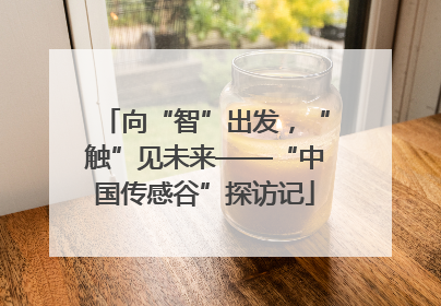 向“智”出发，“触”见未来——“中国传感谷”探访记