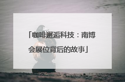 咖啡邂逅科技：南博会展位背后的故事