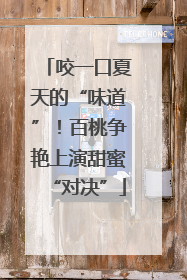 咬一口夏天的“味道”！百桃争艳上演甜蜜“对决”