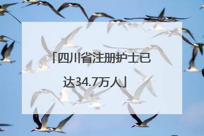 四川省注册护士已达34.7万人