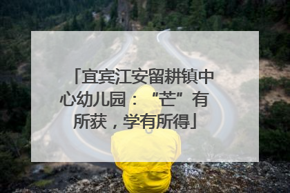 宜宾江安留耕镇中心幼儿园：“芒”有所获，学有所得