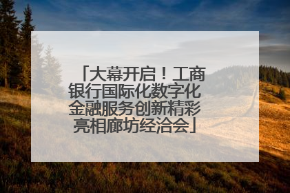 大幕开启！工商银行国际化数字化金融服务创新精彩亮相廊坊经洽会
