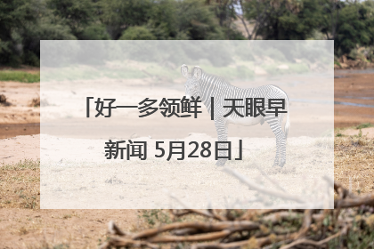 好一多领鲜｜天眼早新闻 5月28日