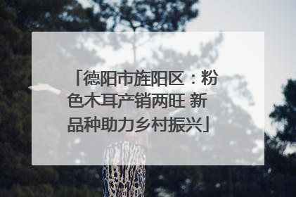 德阳市旌阳区：粉色木耳产销两旺 新品种助力乡村振兴