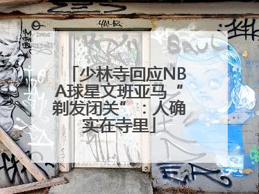少林寺回应NBA球星文班亚马“剃发闭关”：人确实在寺里