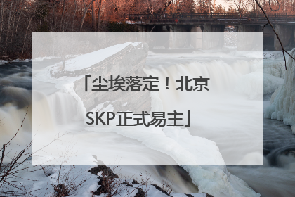 尘埃落定！北京SKP正式易主