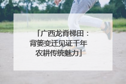 广西龙脊梯田：背篓变迁见证千年农耕传统魅力