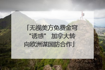 无视美方免费金穹“诱惑” 加拿大转向欧洲谋国防合作