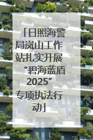 日照海警局岚山工作站扎实开展“碧海蓝盾2025”专项执法行动