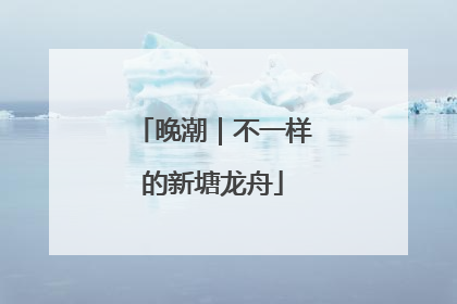 晚潮｜不一样的新塘龙舟