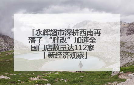 永辉超市深耕西南再落子 “胖改”加速全国门店数量达112家丨新经济观察