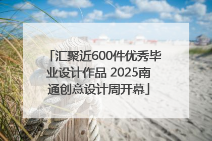 汇聚近600件优秀毕业设计作品 2025南通创意设计周开幕