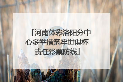 河南体彩洛阳分中心多举措筑牢世俱杯责任彩票防线