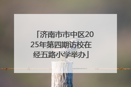 济南市市中区2025年第四期访校在经五路小学举办