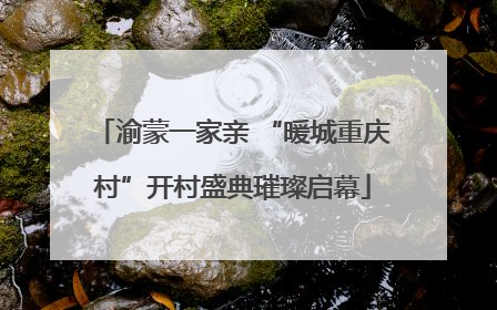 渝蒙一家亲 “暖城重庆村”开村盛典璀璨启幕