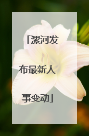 漯河发布最新人事变动