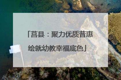 莒县：聚力优质普惠 绘就幼教幸福底色