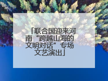 联合国迎来河南“跨越山海的文明对话”专场文艺演出