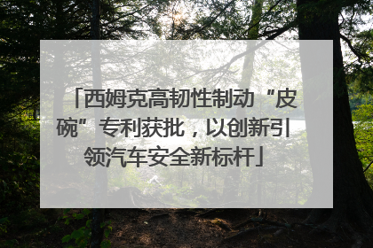 西姆克高韧性制动“皮碗”专利获批，以创新引领汽车安全新标杆