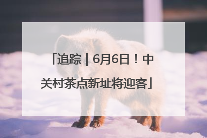 追踪｜6月6日！中关村茶点新址将迎客
