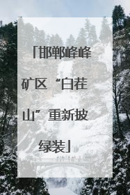 邯郸峰峰矿区“白茬山”重新披绿装